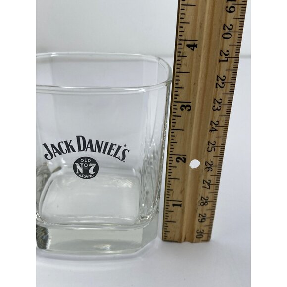 Set of 3 Jack Daniel’s black Logo Old No 7 Lowball Whiskey Glasses - Picture 7 of 7
